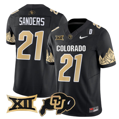 Colorado Buffaloes Vapor Limited Jersey V4 - Big 12 XII Patch - All Stitched