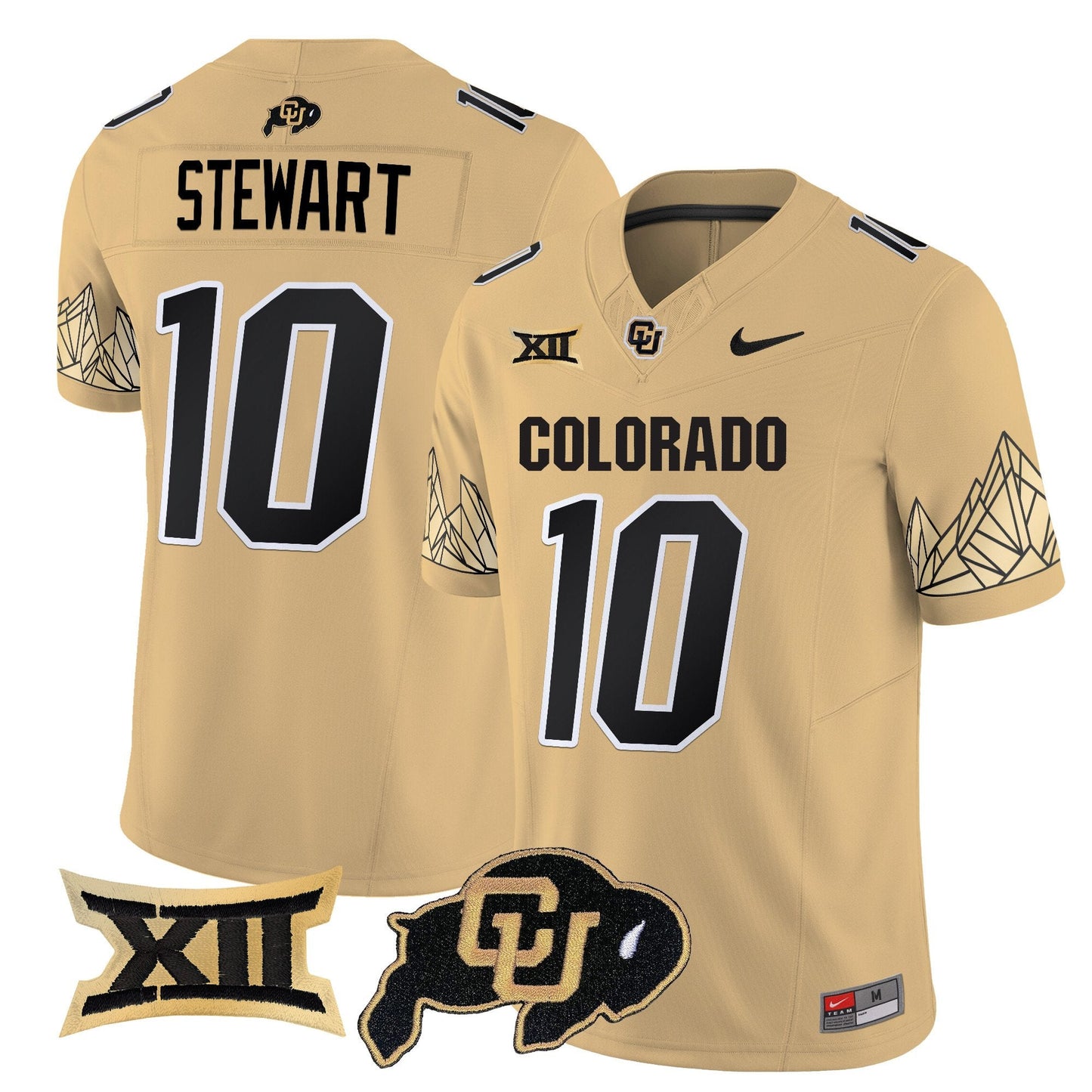 Colorado Buffaloes Vapor Limited Jersey V4 - Big 12 XII Patch - All Stitched