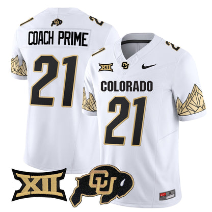 Colorado Buffaloes Vapor Limited Jersey V4 - Big 12 XII Patch - All Stitched
