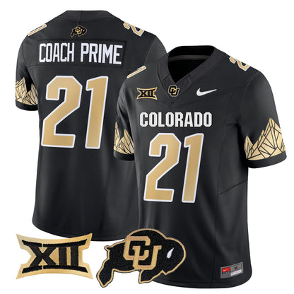 Colorado Buffaloes Vapor Limited Jersey V4 - Big 12 XII Patch - All Stitched