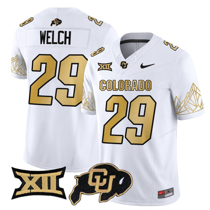 Colorado Buffaloes Vapor Limited Jersey V4 - Big 12 XII Patch - All Stitched