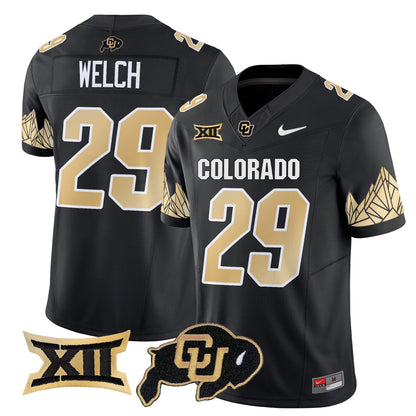 Colorado Buffaloes Vapor Limited Jersey V4 - Big 12 XII Patch - All Stitched
