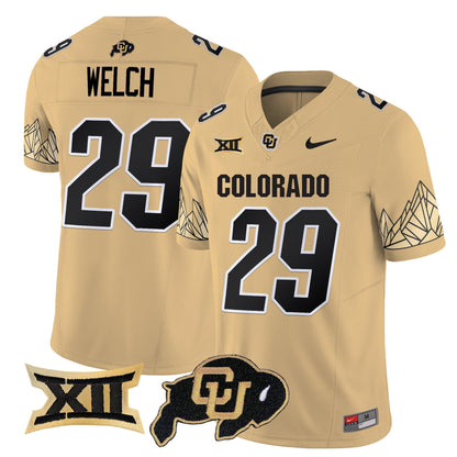 Colorado Buffaloes Vapor Limited Jersey V4 - Big 12 XII Patch - All Stitched