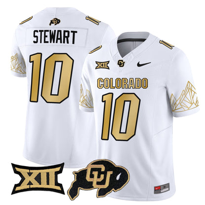 Colorado Buffaloes Vapor Limited Jersey V4 - Big 12 XII Patch - All Stitched
