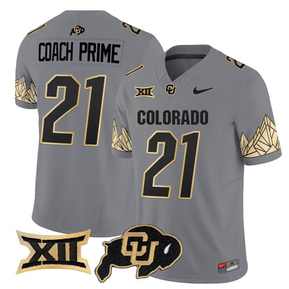 Colorado Buffaloes Vapor Limited Jersey V4 - Big 12 XII Patch - All Stitched