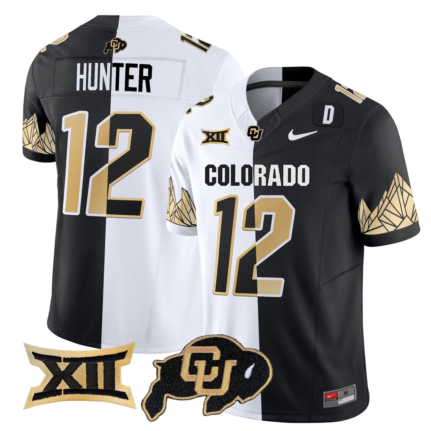Colorado Buffaloes Vapor Limited Jersey V4 - Big 12 XII Patch - All Stitched
