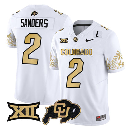 Colorado Buffaloes Vapor Limited Jersey V4 - Big 12 XII Patch - All Stitched