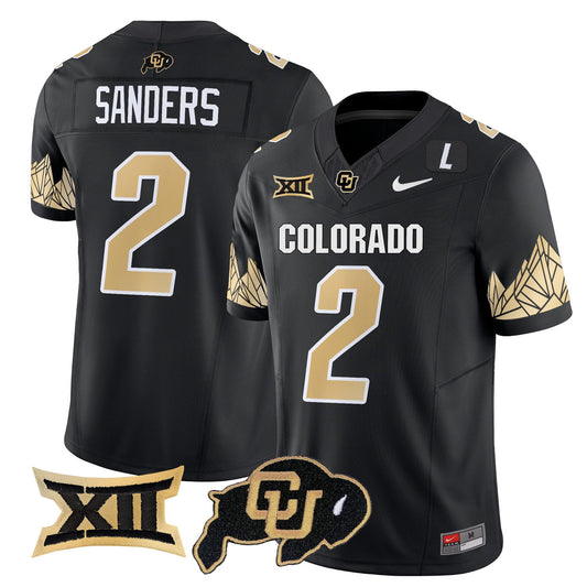 Colorado Buffaloes Vapor Limited Jersey V4 - Big 12 XII Patch - All Stitched