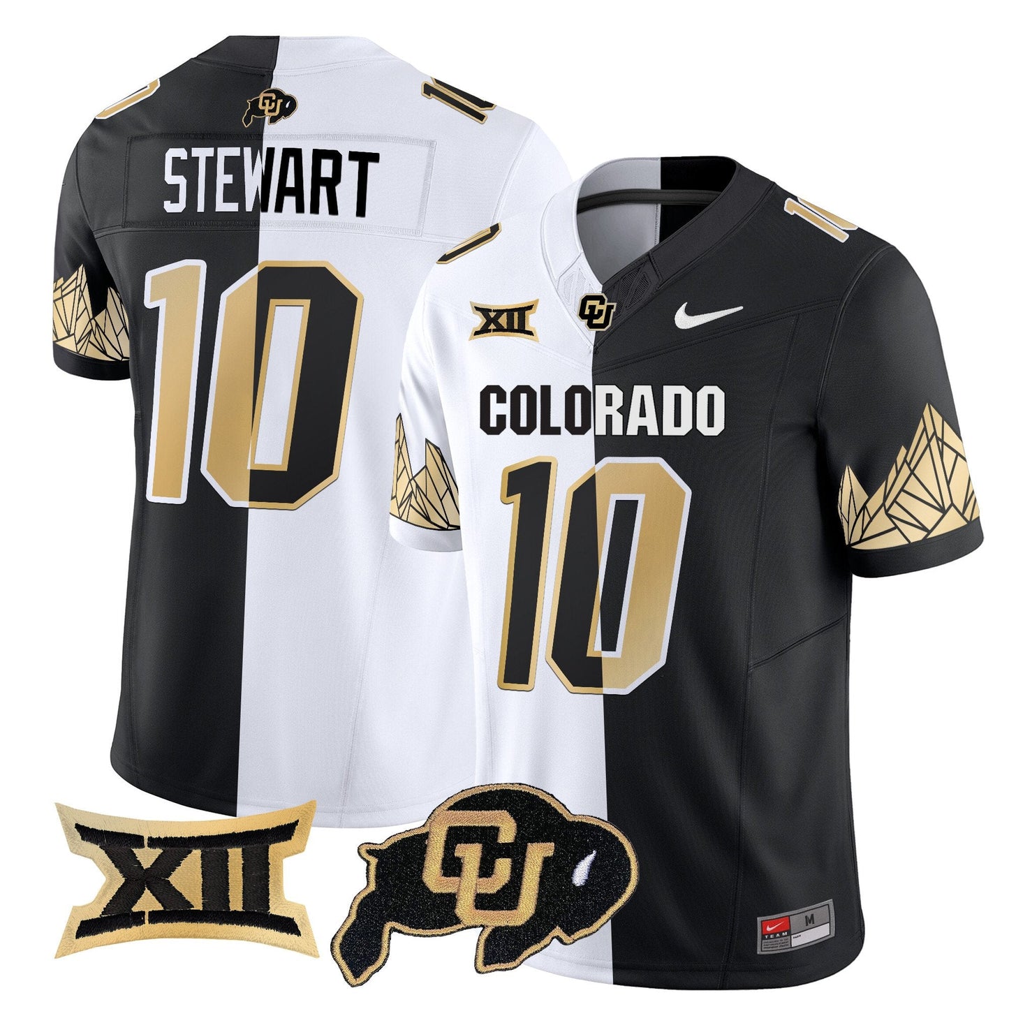 Colorado Buffaloes Vapor Limited Jersey V4 - Big 12 XII Patch - All Stitched