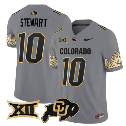 Colorado Buffaloes Vapor Limited Jersey V4 - Big 12 XII Patch - All Stitched