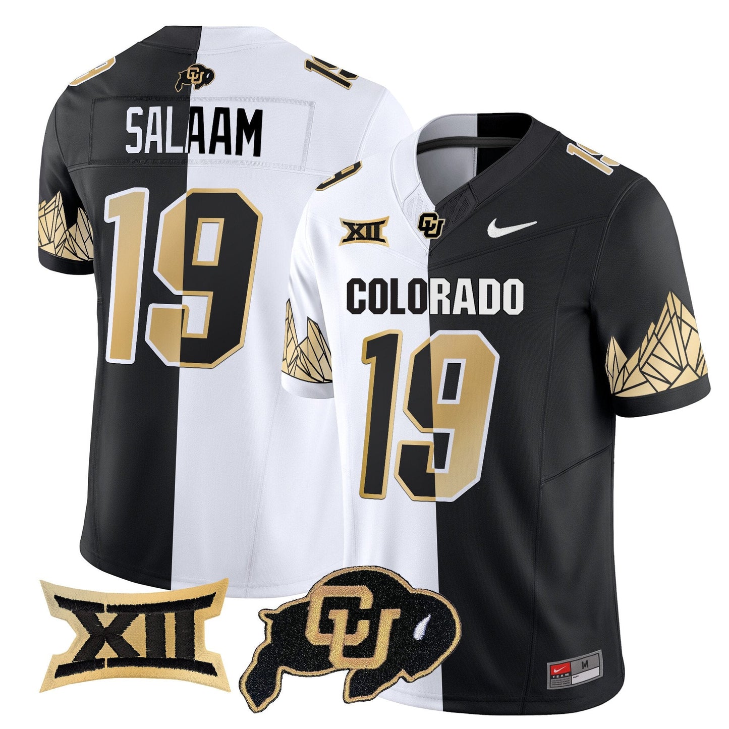 Colorado Buffaloes Vapor Limited Jersey V4 - Big 12 XII Patch - All Stitched