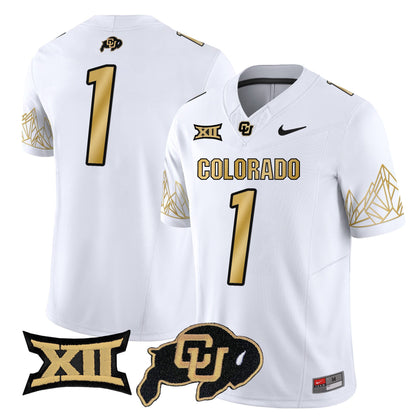 Colorado Buffaloes Vapor Limited Jersey V4 - Big 12 XII Patch - All Stitched
