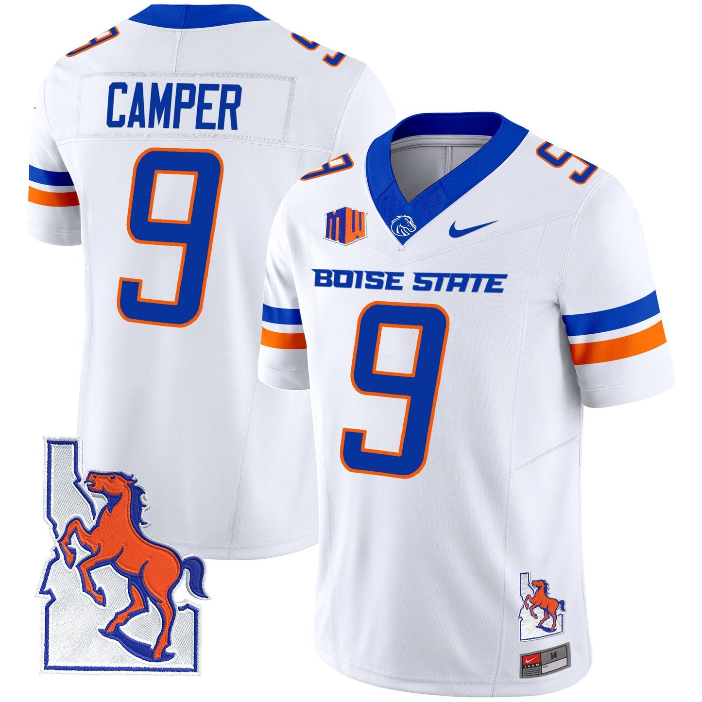 Boise State Broncos 2024 Map Patch Vapor Limited Jersey - All Stitched