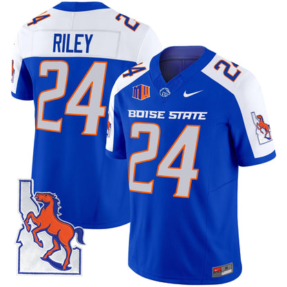 Boise State Broncos 2024 Map Patch Vapor Limited Jersey - All Stitched