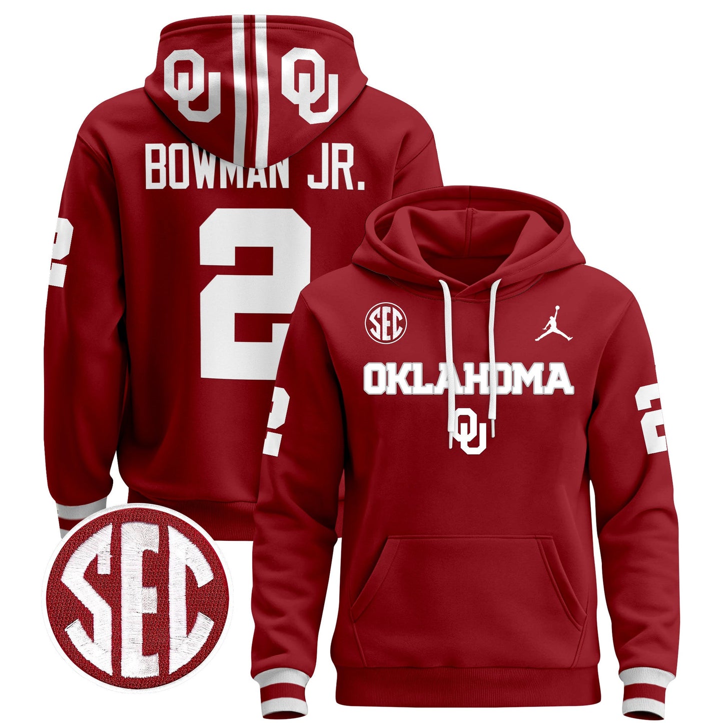 Oklahoma Sooners 2024 Pullover Hoodie V3