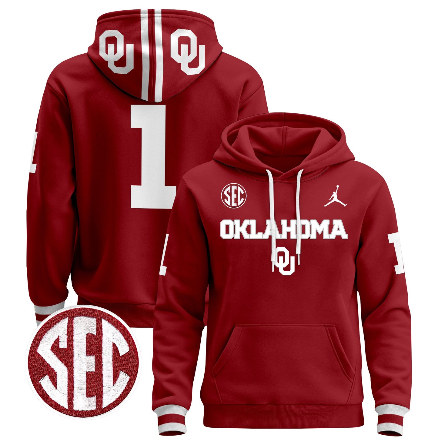 Oklahoma Sooners 2024 Pullover Hoodie V3