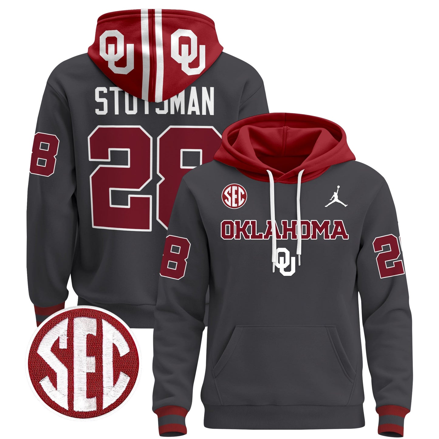Oklahoma Sooners 2024 Pullover Hoodie V3