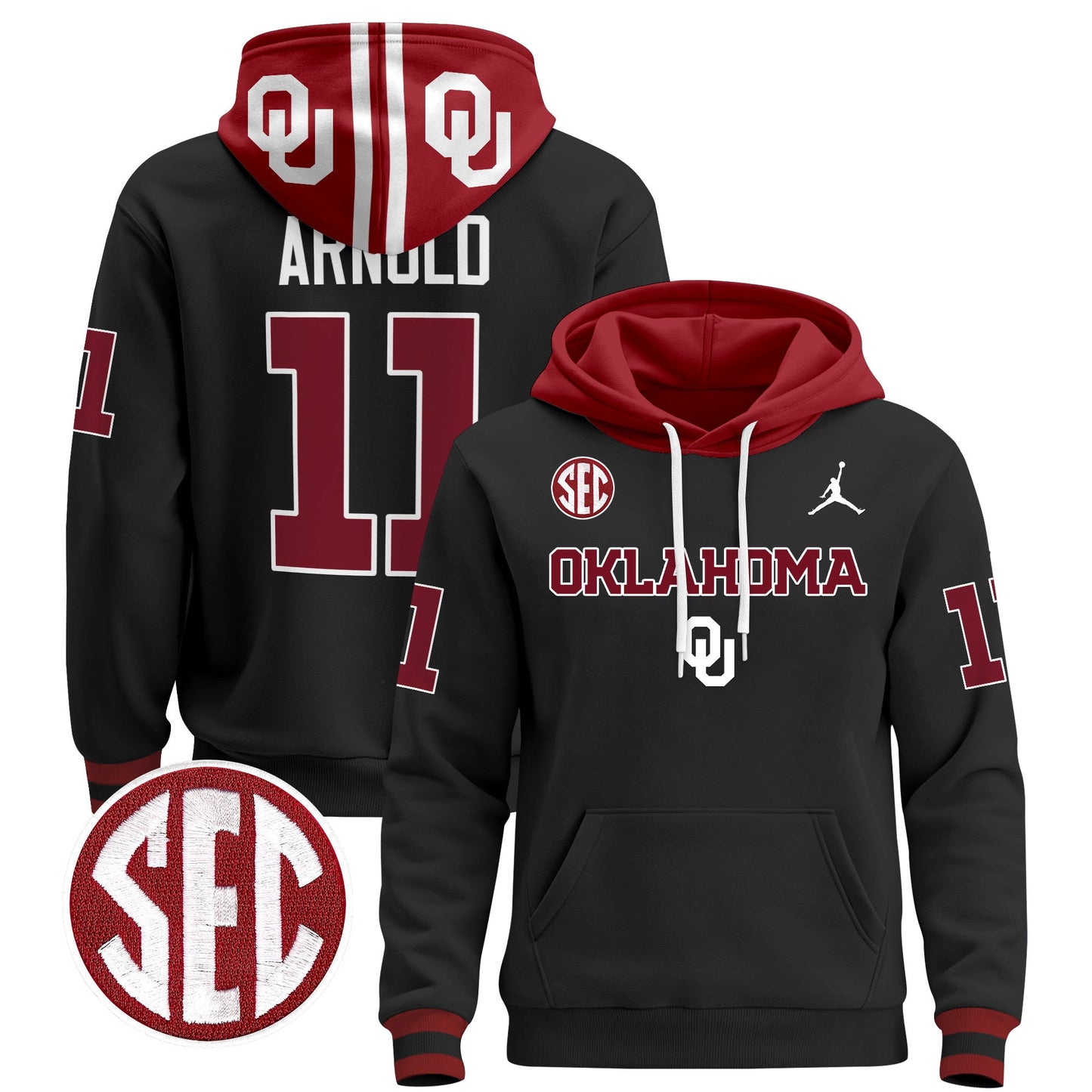 Oklahoma Sooners 2024 Pullover Hoodie V3