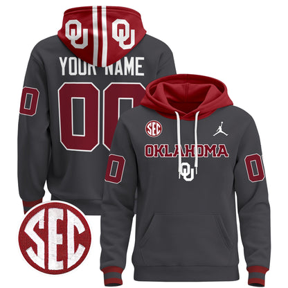 Oklahoma Sooners 2024 Custom Pullover Hoodie V3