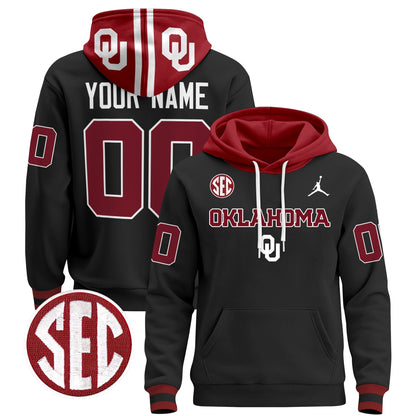 Oklahoma Sooners 2024 Custom Pullover Hoodie V3