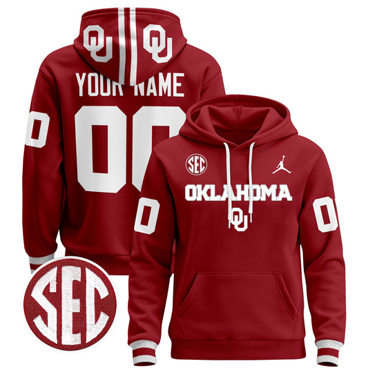 Oklahoma Sooners 2024 Custom Pullover Hoodie V3