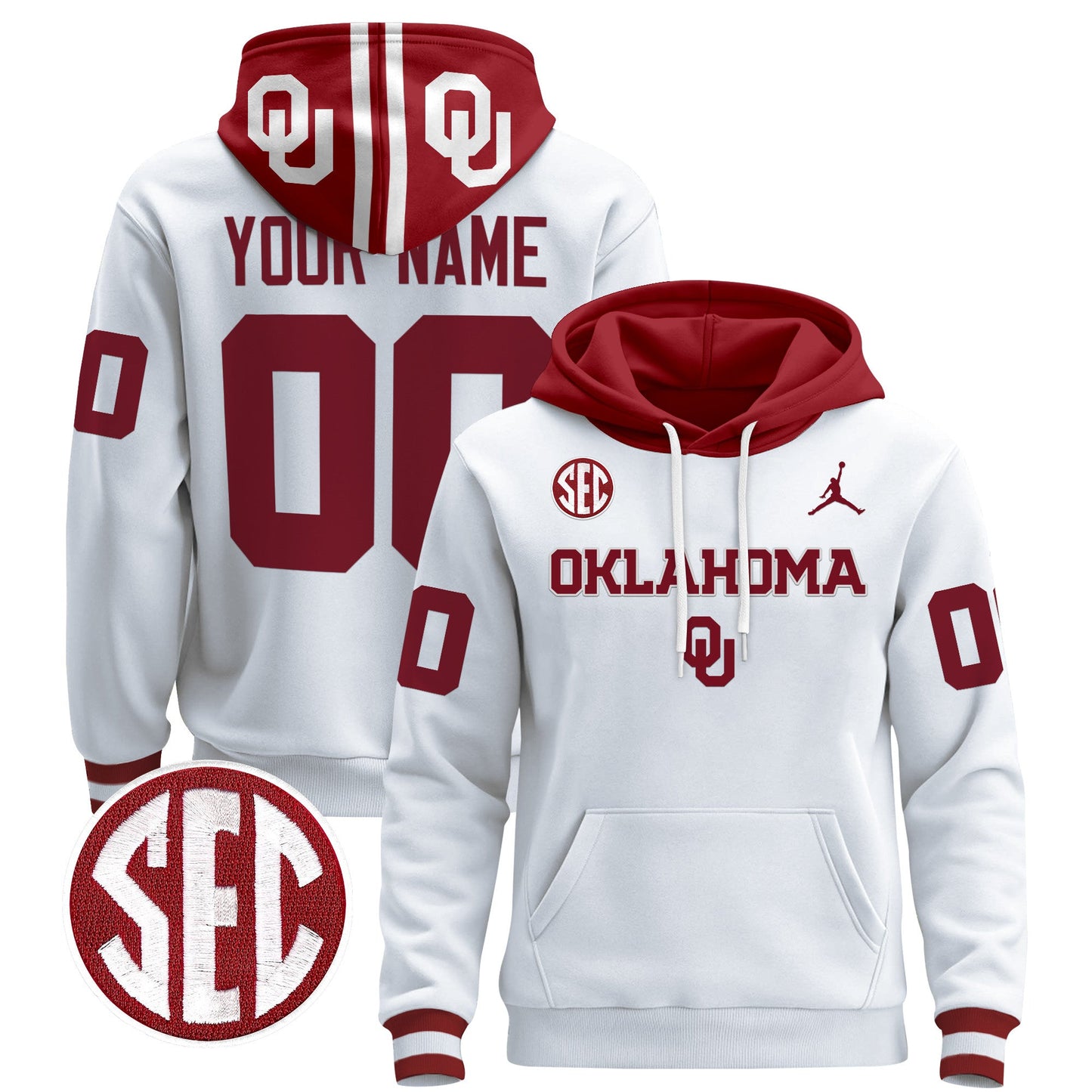 Oklahoma Sooners 2024 Custom Pullover Hoodie V3
