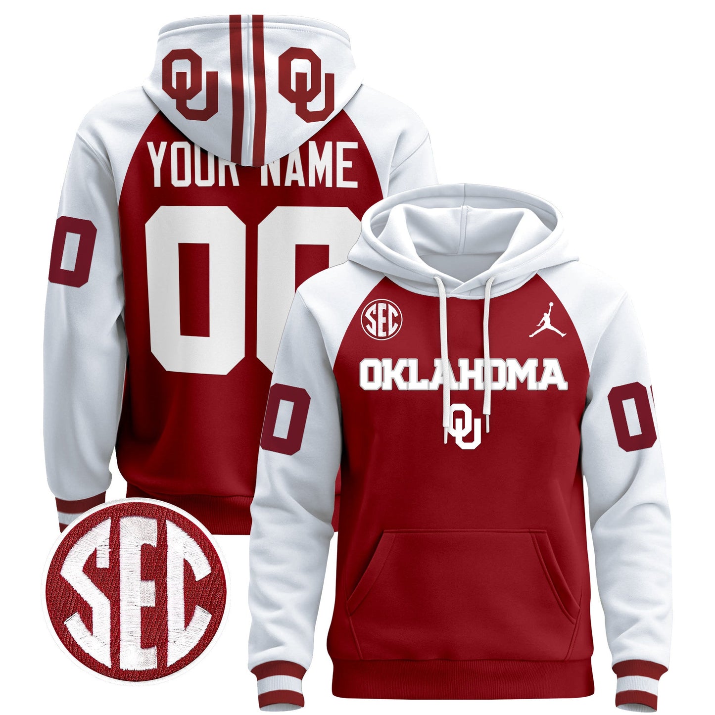 Oklahoma Sooners 2024 Custom Pullover Hoodie V3