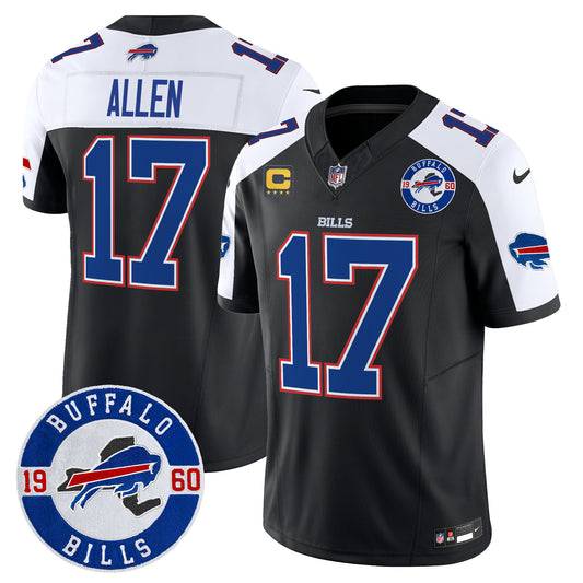 Men's Buffalo Bills 2024 Vapor Limited Jersey - Est. 1960 Patch - All Stitched