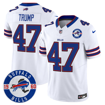 Men's Buffalo Bills 2024 Vapor Limited Jersey - Est. 1960 Patch - All Stitched