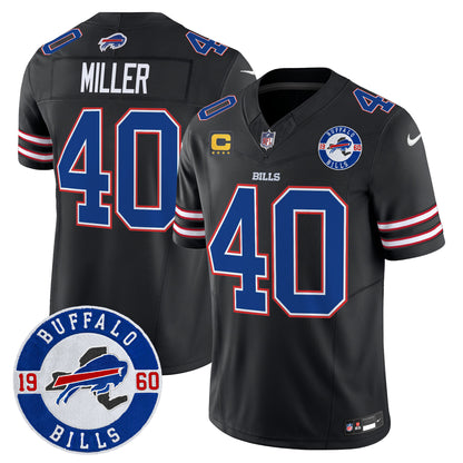 Men's Buffalo Bills 2024 Vapor Limited Jersey - Est. 1960 Patch - All Stitched