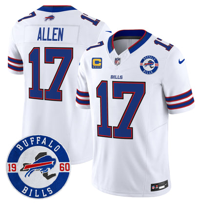 Men's Buffalo Bills 2024 Vapor Limited Jersey - Est. 1960 Patch - All Stitched