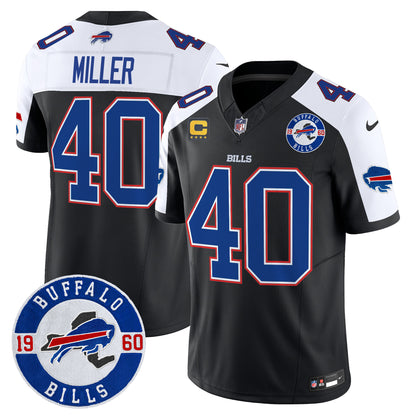 Men's Buffalo Bills 2024 Vapor Limited Jersey - Est. 1960 Patch - All Stitched