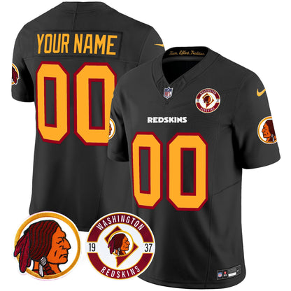 Washington Redskins 2024 Vapor Limited Custom Jersey - Est. 1937 Patch - All Stitched