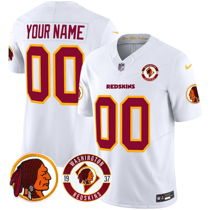 Washington Redskins 2024 Vapor Limited Custom Jersey - Est. 1937 Patch - All Stitched