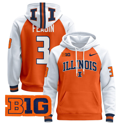 Men's Illinois Fighting Illini 2025 Pullover Hoodie V2 - All Stitched