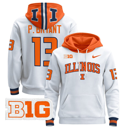 Men's Illinois Fighting Illini 2025 Pullover Hoodie V2 - All Stitched