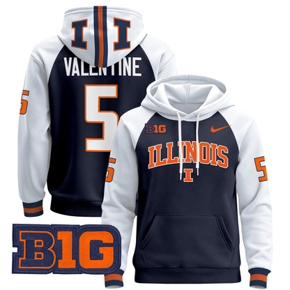 Men's Illinois Fighting Illini 2025 Pullover Hoodie V2 - All Stitched