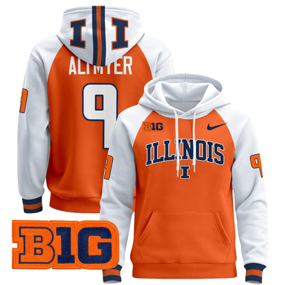 Men's Illinois Fighting Illini 2025 Pullover Hoodie V2 - All Stitched