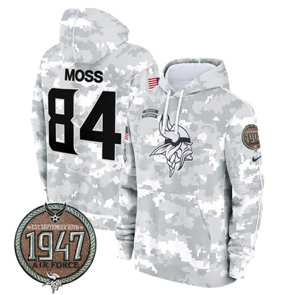 MIN 2024 Salute to Service Establishment Year Patch Fleece Pullover Hoodie