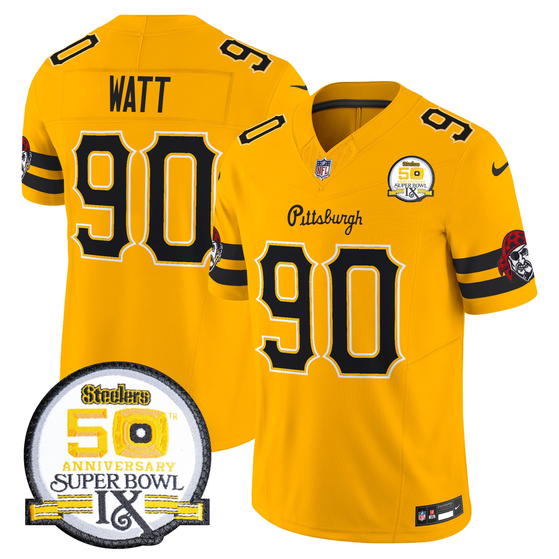 Men's Pittsburgh Steelers 2024 Vapor Limited Jersey - All Stitched