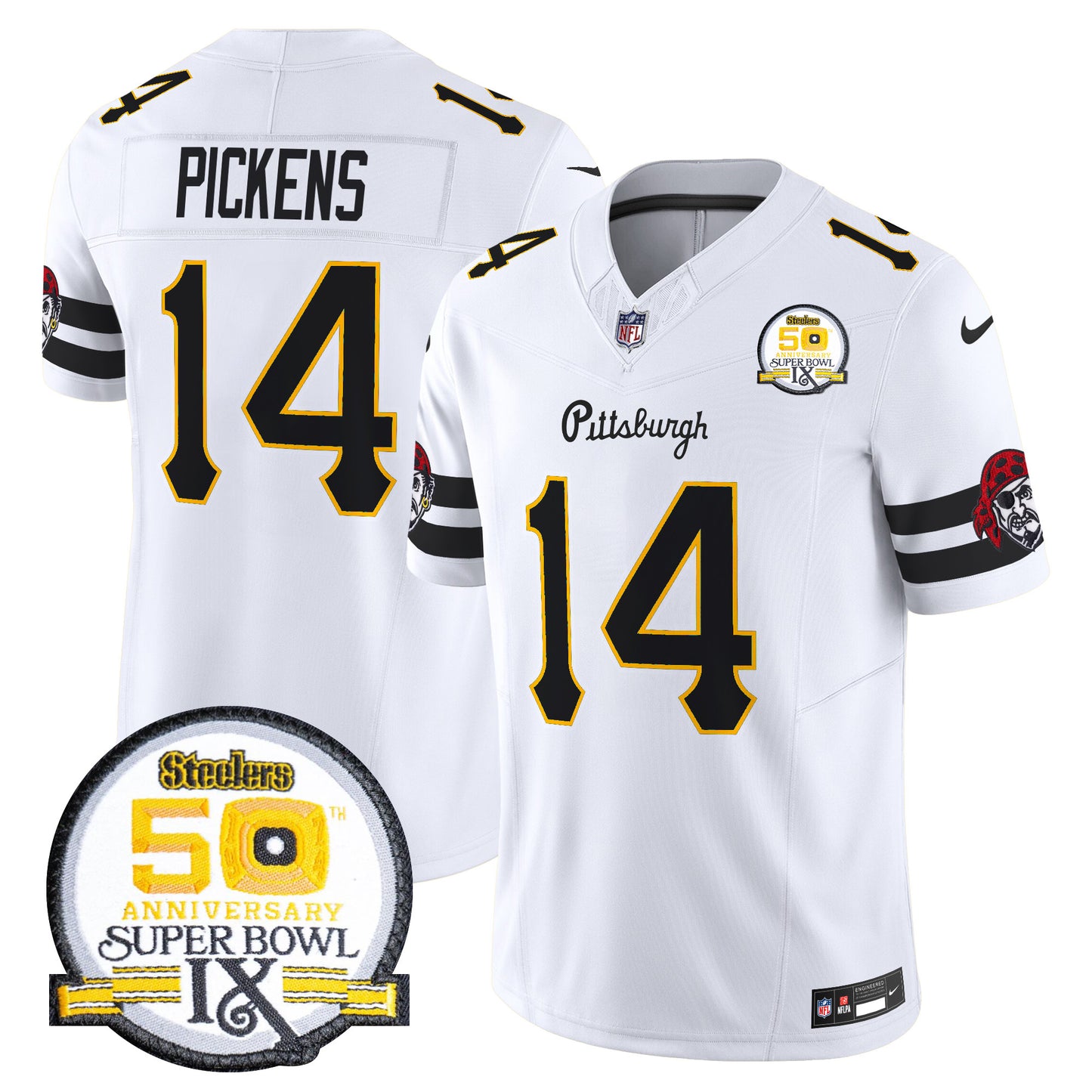 Men's Pittsburgh Steelers 2024 Vapor Limited Jersey - All Stitched