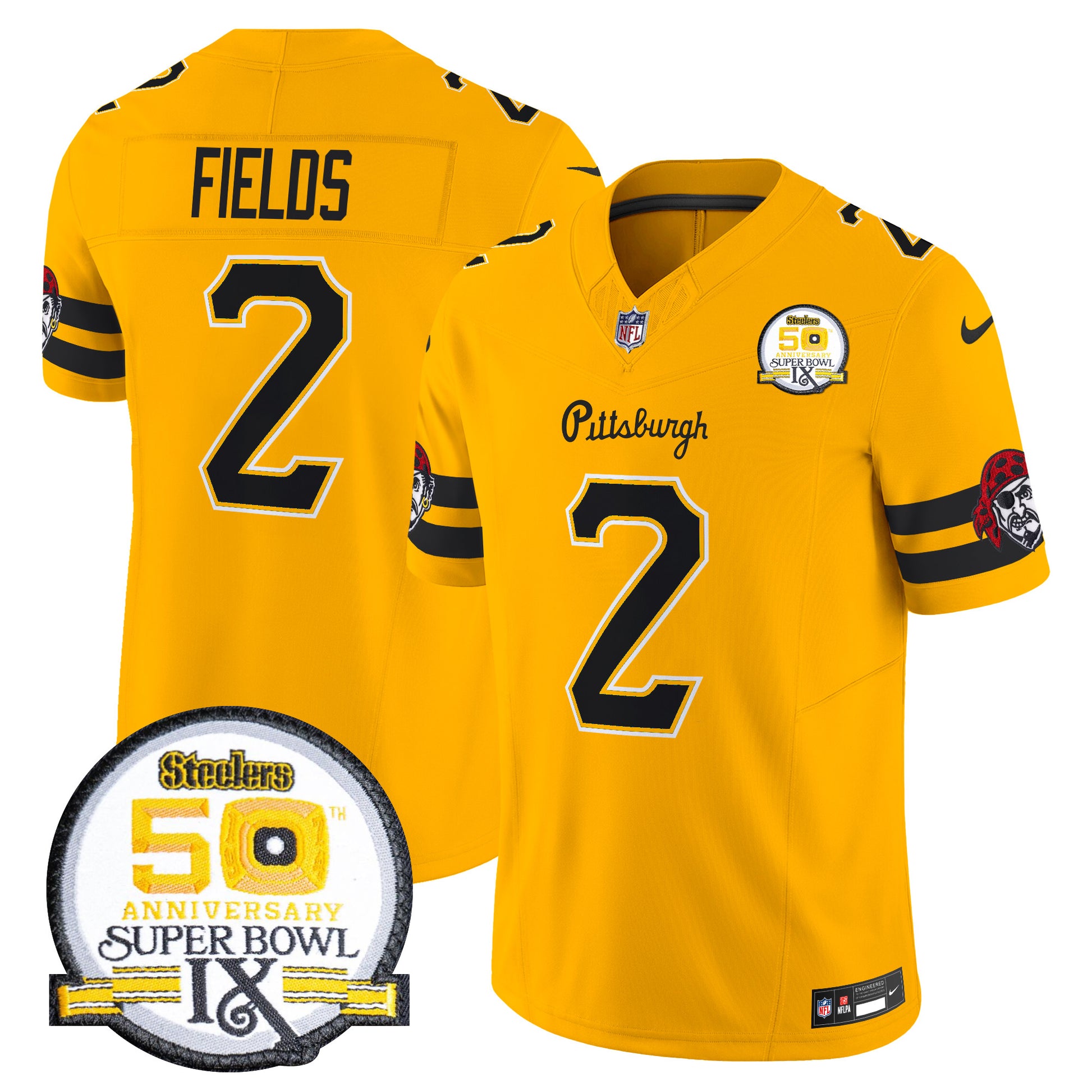 Men's Pittsburgh Steelers 2024 Vapor Limited Jersey - All Stitched