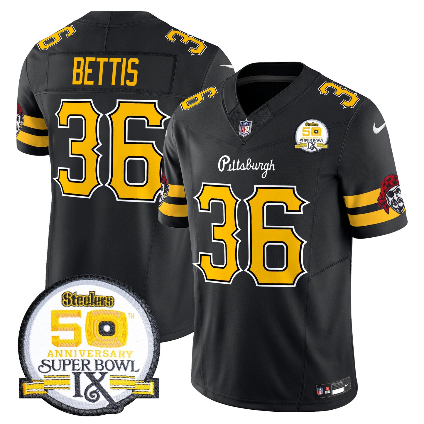 Men's Pittsburgh Steelers 2024 Vapor Limited Jersey - All Stitched