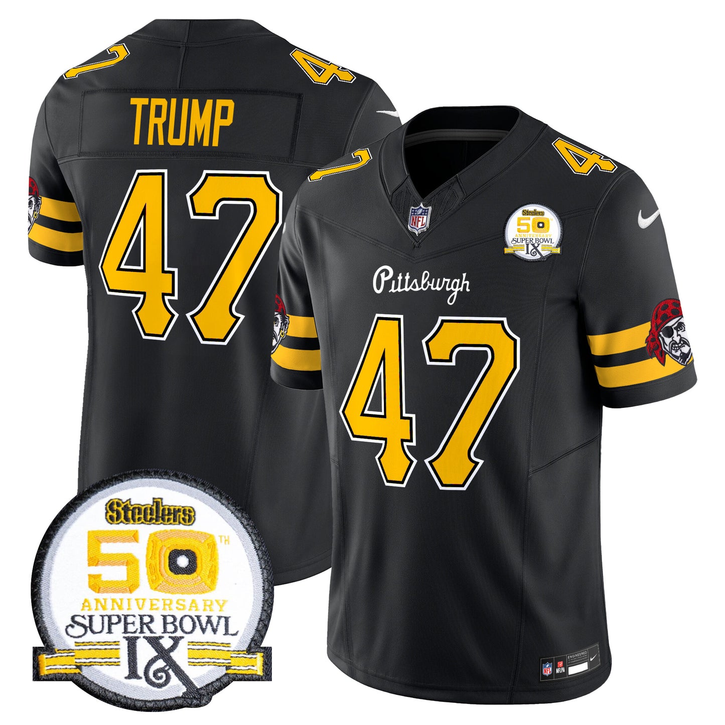 Men's Pittsburgh Steelers 2024 Vapor Limited Jersey - All Stitched
