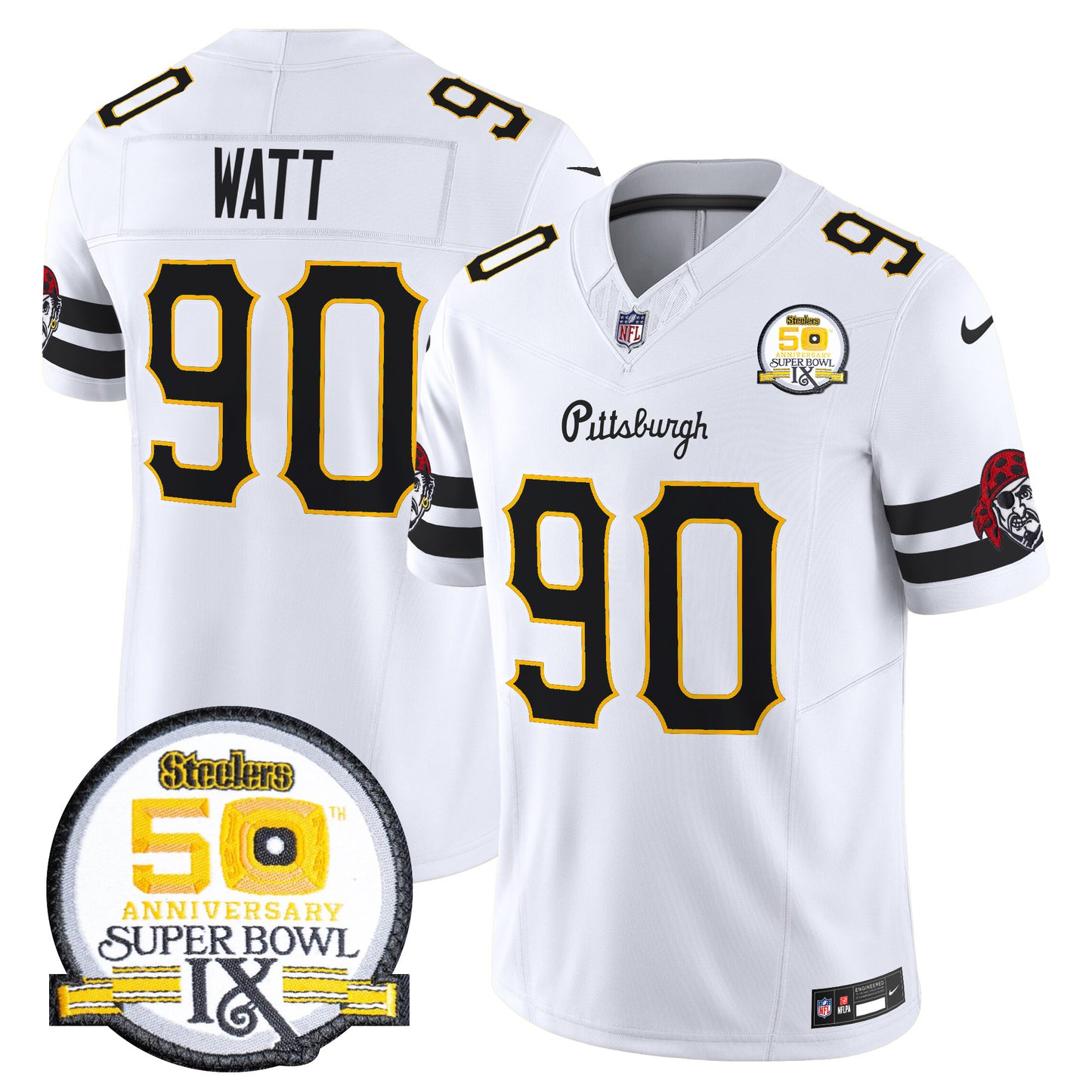 Men's Pittsburgh Steelers 2024 Vapor Limited Jersey - All Stitched