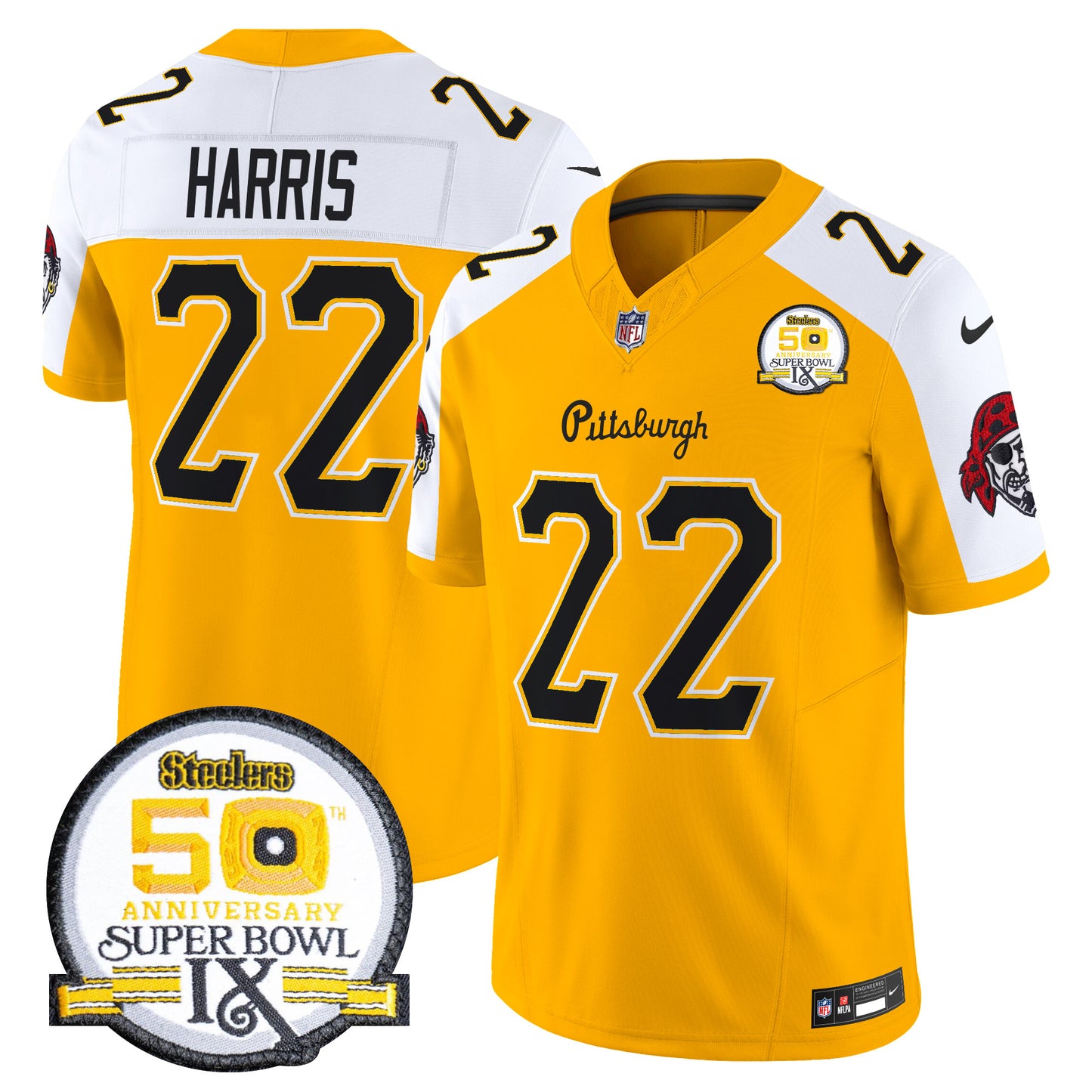 Men's Pittsburgh Steelers 2024 Vapor Limited Jersey - All Stitched