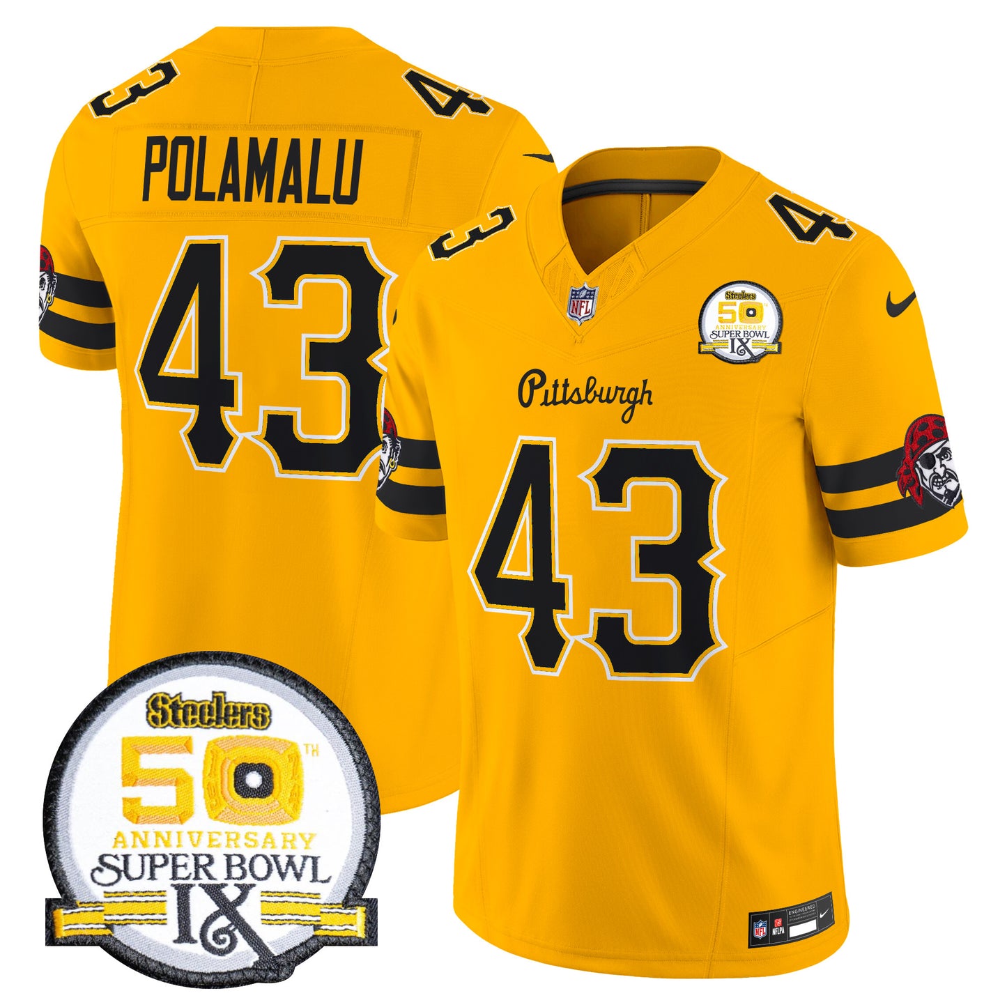 Men's Pittsburgh Steelers 2024 Vapor Limited Jersey - All Stitched