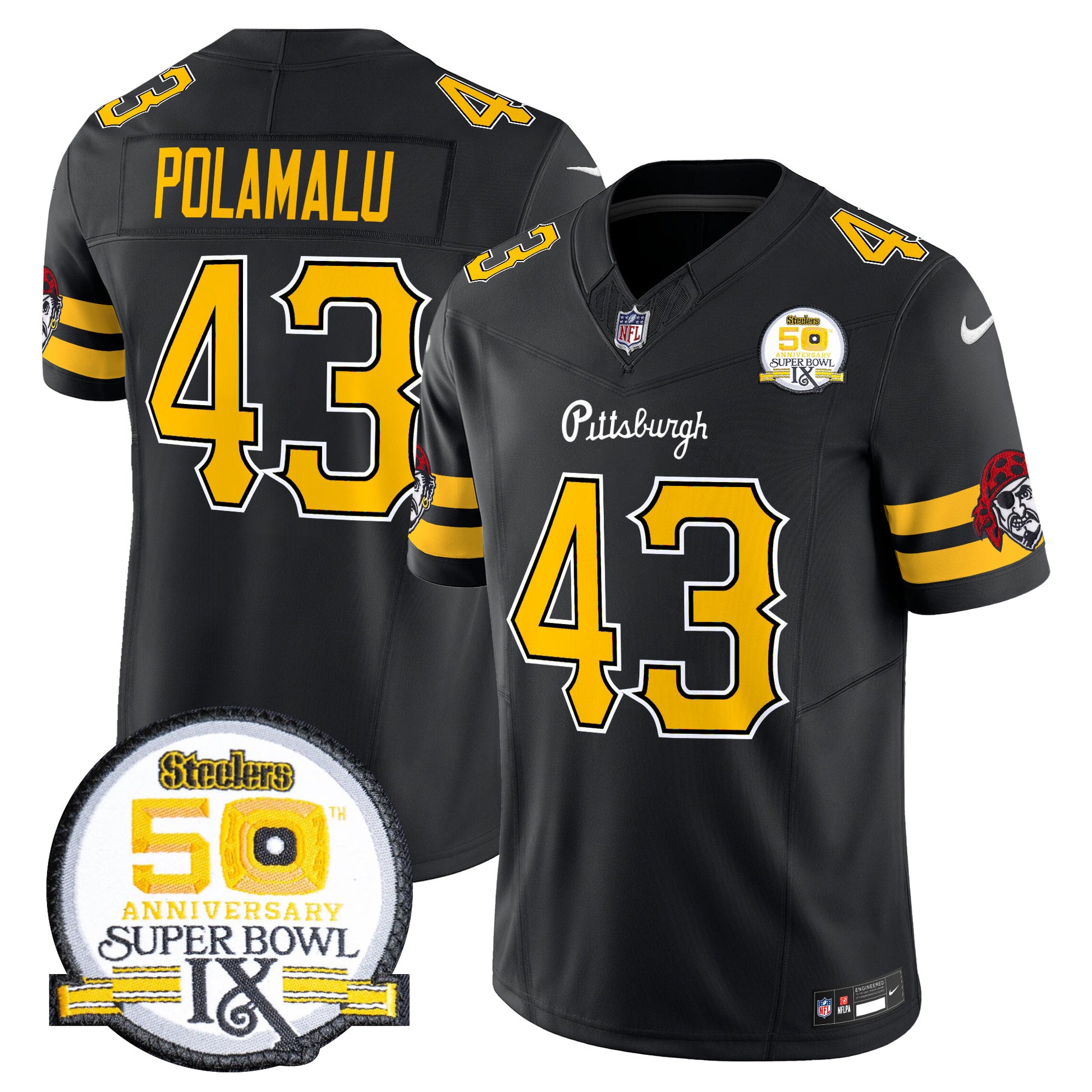 Men's Pittsburgh Steelers 2024 Vapor Limited Jersey - All Stitched