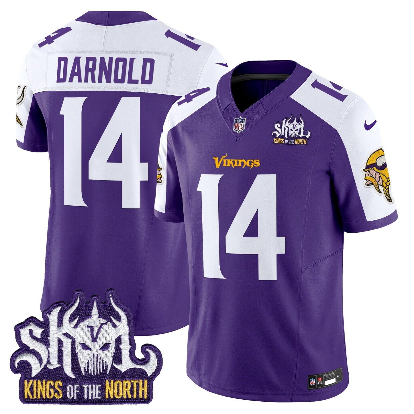 MIN King Of The North Patch Vapor Limited Jersey V2 - All Stitched
