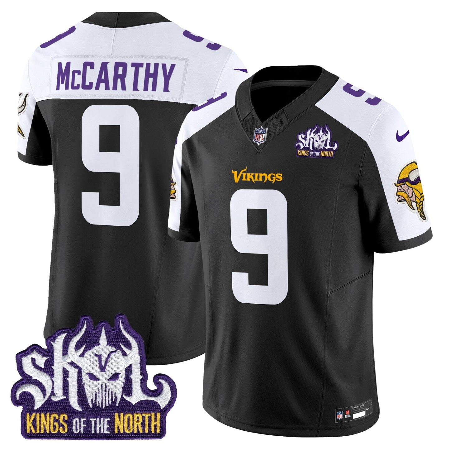 MIN King Of The North Patch Vapor Limited Jersey V2 - All Stitched